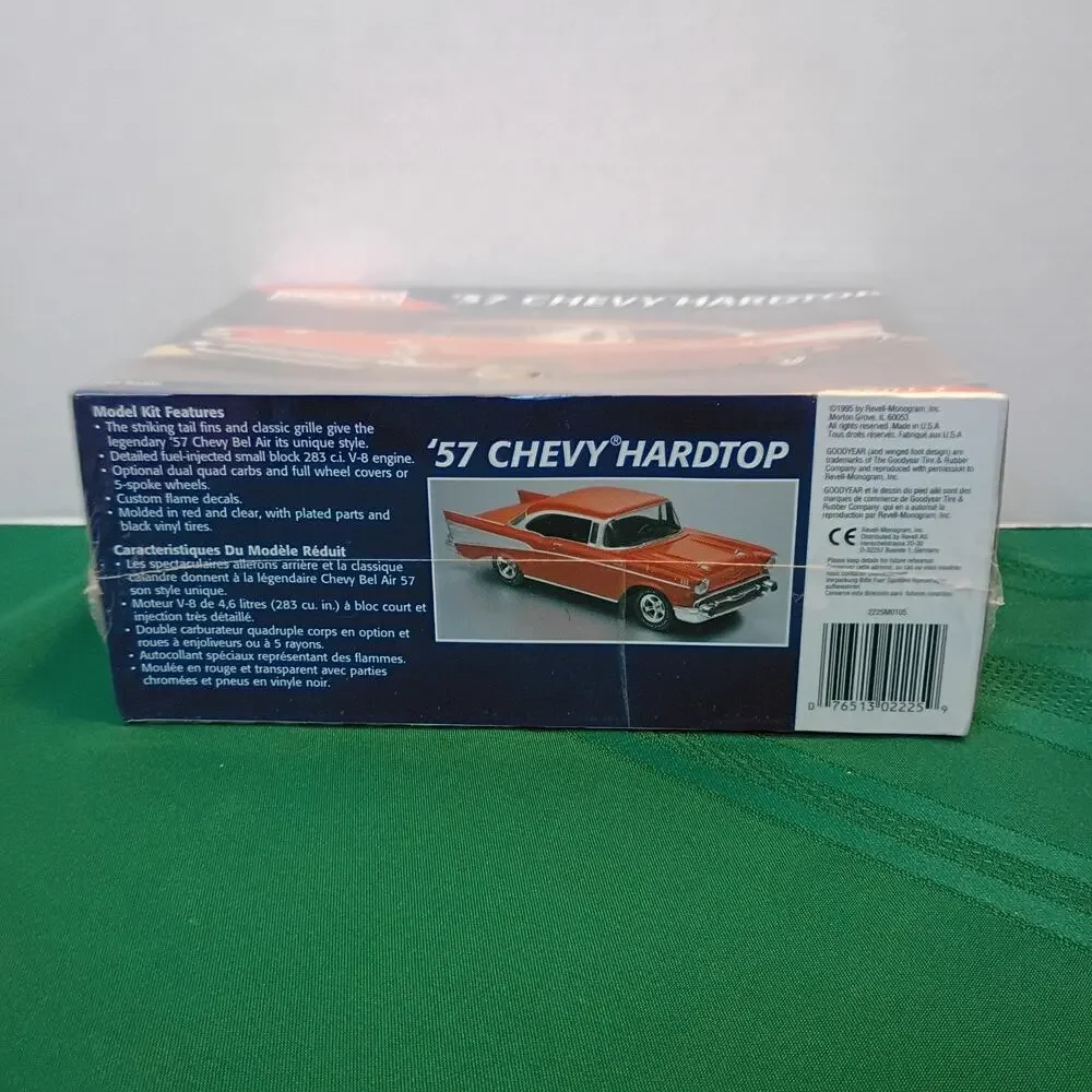 Monogram '57 Chevy Hardtop Model Kit 1/24 Scale #2225 Sealed